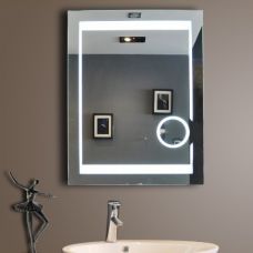 LED-Spiegel Central mit integriertem Kosmetikspiegel
