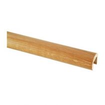 Glasleisten-Holzhandlauf, Eiche, natur lackiert, Modell 6925, Länge - 2500 mm, für Glasdicke - 6,76 - 21,52 mm, Indoor, pro Stück