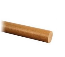 Holzhandlauf - Eiche, Natur lackiert ø42 mm, Modell 8925, Länge - 2500 mm, Indoor