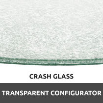 Crash glass Transparent