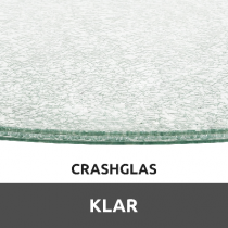 Crashglas Klar