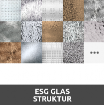 ESG Sicherheitsglas mit Struktur, Masterglas-Designglas