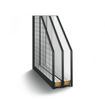 3 fold insulated glass wired glass Configurator 
