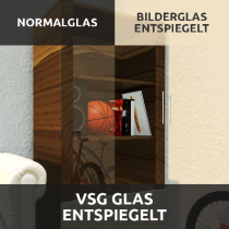 VSG Glas Entspiegelt 