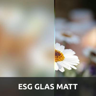 ESG γυάλινο ματ, χαραγμένο σατέν, παγωμένο γυαλί